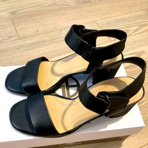NUTURE Black dress Sandals HEELS, SIZE 7 M